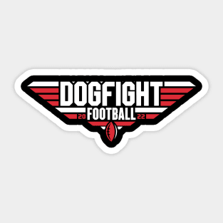 Dogfight Football Sticker